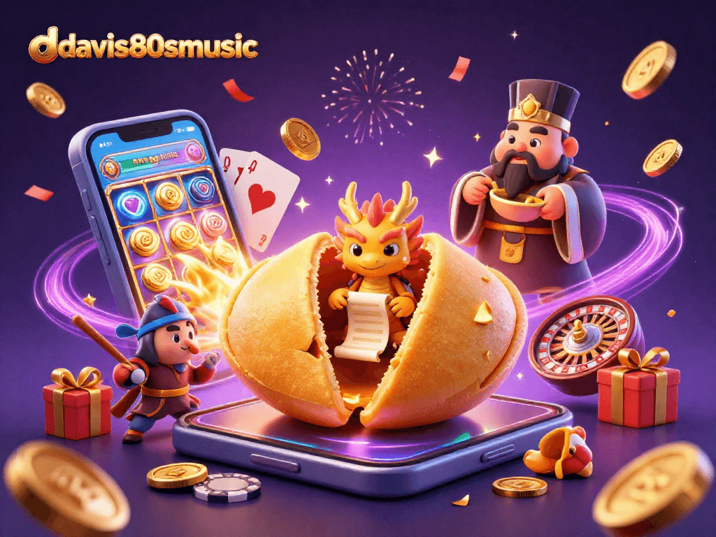 Join the excitement at davis80smusic with this vibrant casino illustration of winning moments