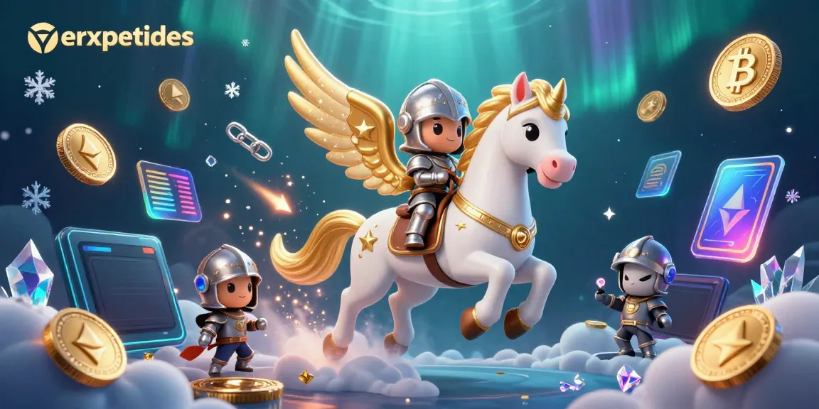 Experience thrilling wins with perx peptides, a fantasy adventure featuring a celestial horse and knight amidst crypto coins.