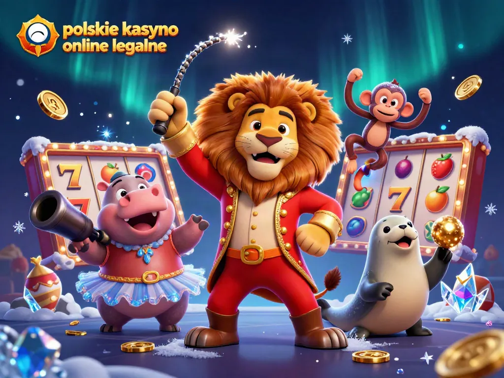 Experience exciting games at polskie kasyno online legalne with 3D characters and vibrant casino elements.