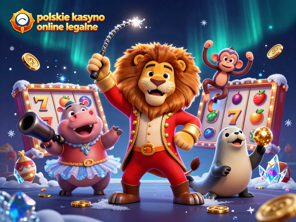 Experience exciting games at polskie kasyno online legalne with 3D characters and vibrant casino elements.