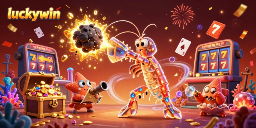 Experience the excitement of luckywin casino with vibrant 3D characters and dynamic gaming elements.