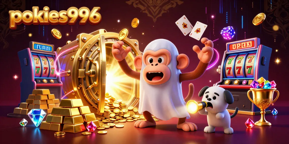 Experience pokies996 action in a haunted casino with mystical characters and golden treasures.