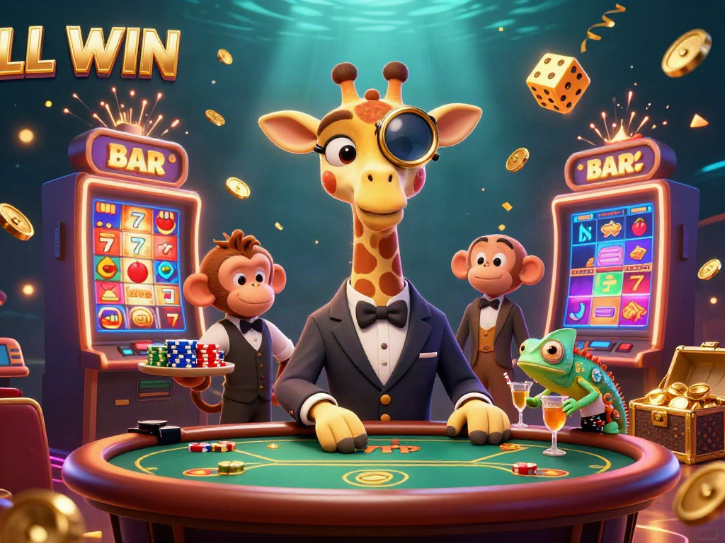 Experience thrilling wins at LL WIN with dynamic characters and casino excitement.
