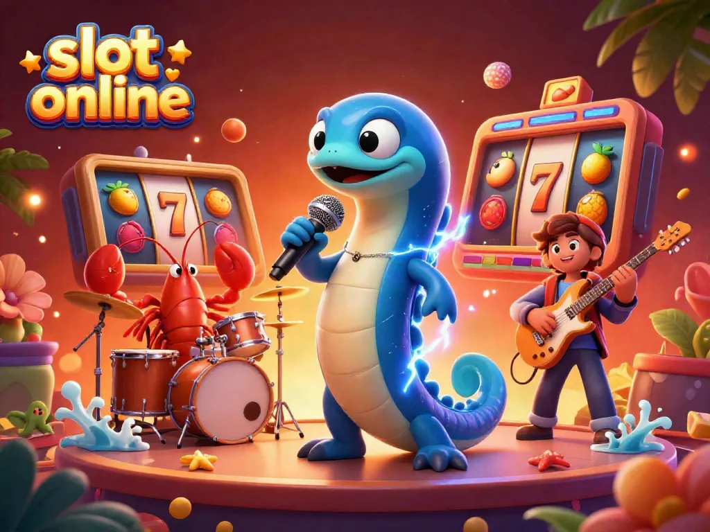 Experience thrilling slot online action with vibrant characters at AMBON4D in this dynamic underwater scene.