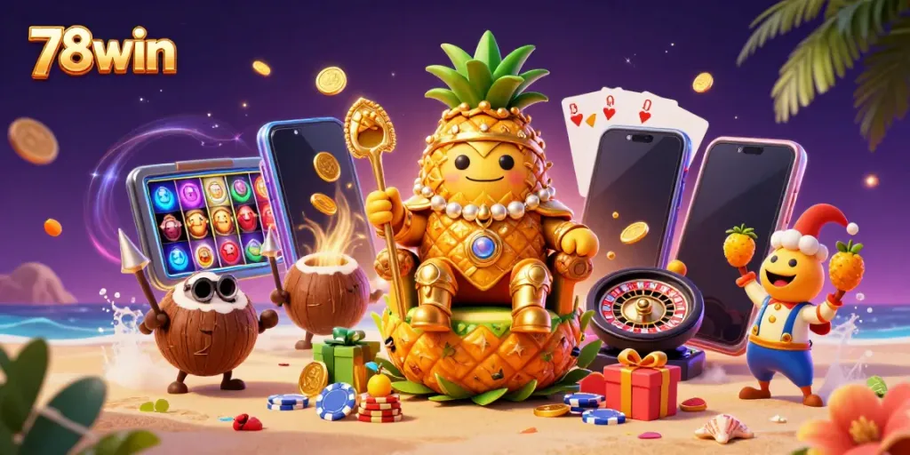 Experience thrilling adventures with 78win in this vibrant beach casino scene.