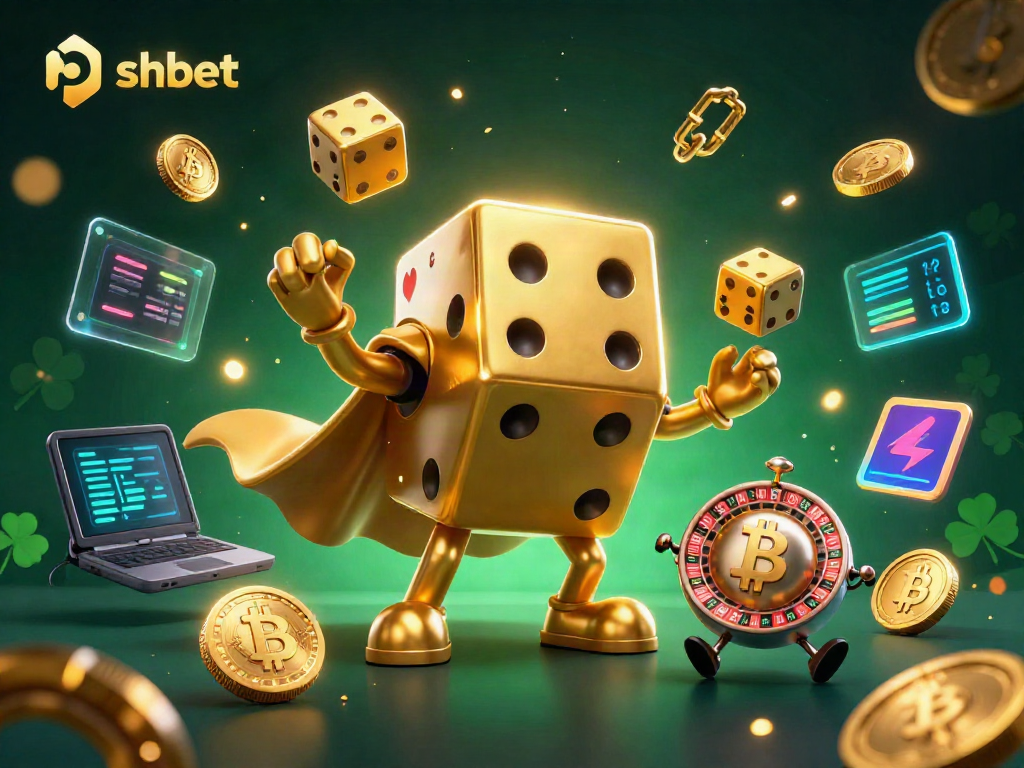 Experience thrilling gaming at shbet with vibrant casino elements and a dynamic 3D scene.
