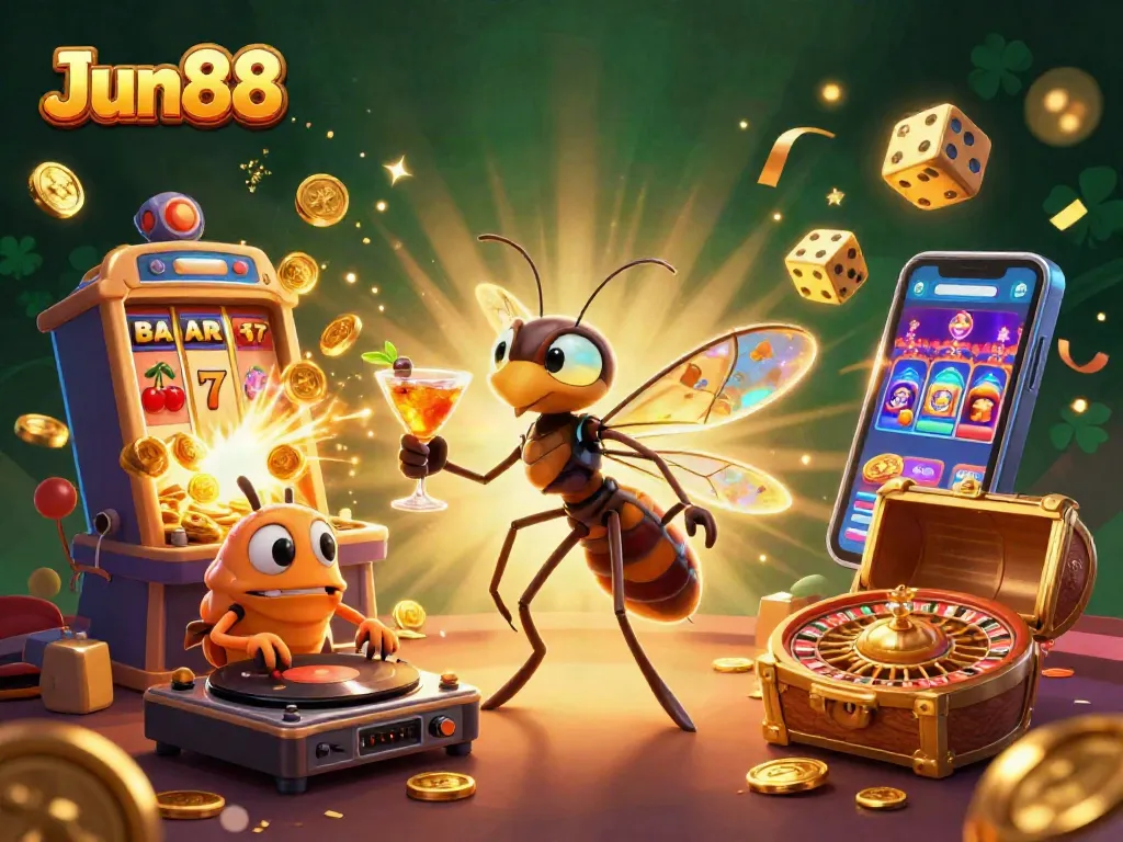 Trải nghiệm cùng Jun88 với chú muỗi 3D hóa thân thành biểu tượng casino hấp dẫn