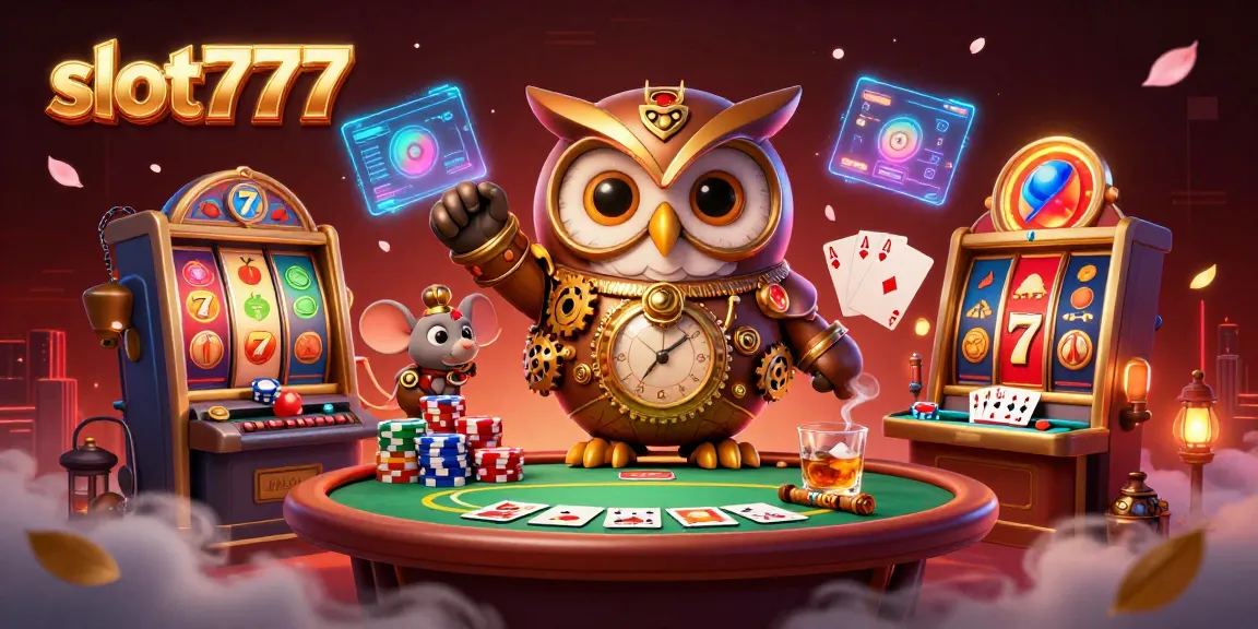 Menangkan jackpot slot777 dalam suasana kasino futuristik yang penuh warna.