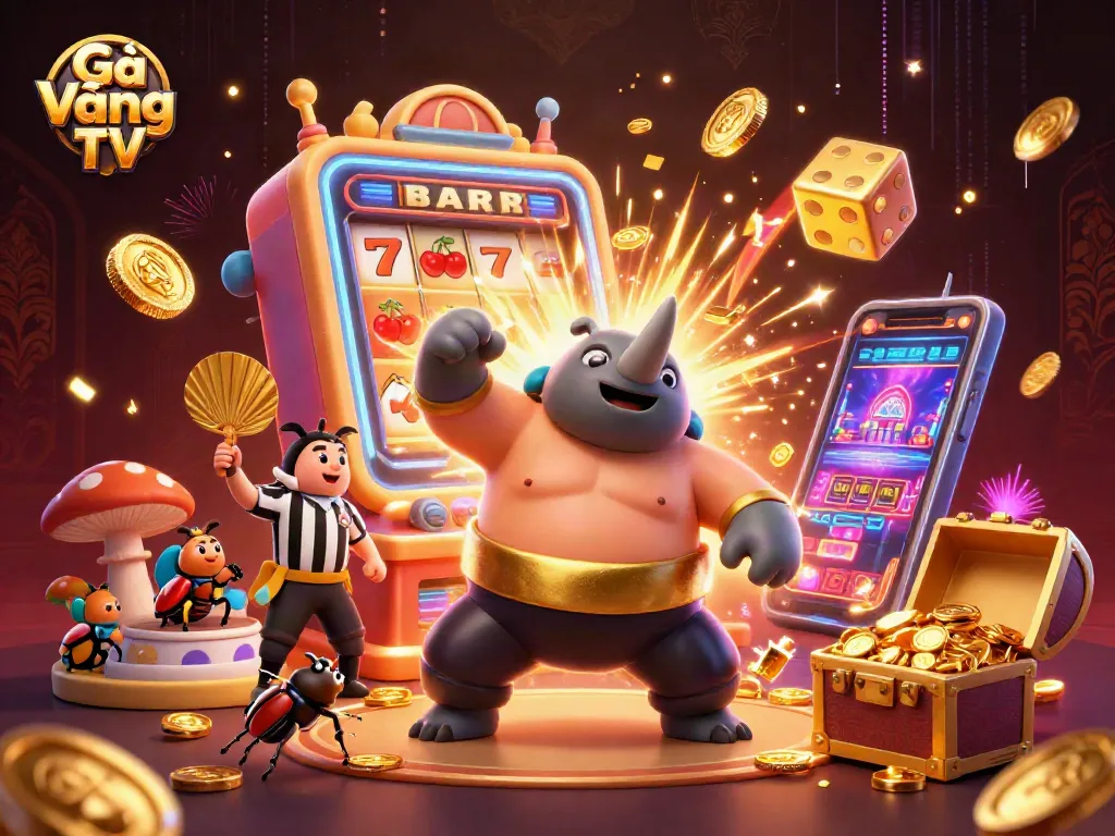 Watch Gà Vàng TV for exhilarating live sports action and thrilling jackpot moments.