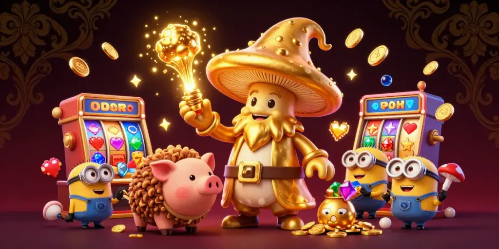 Menangkan permainan dengan link togel dari ALEXISTOGEL, tampil menarik dengan karakter ajaib dan elemen permainan.