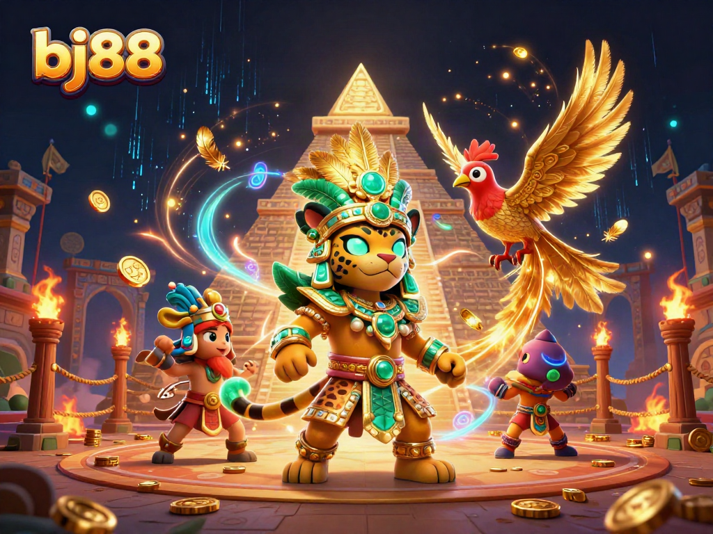 Engage with bj88's vibrant casino scene featuring dynamic characters and exhilarating gaming elements.
