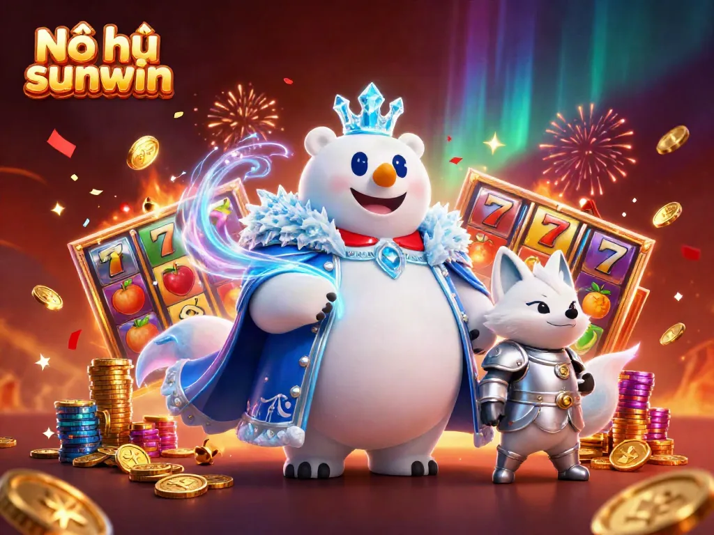 Experience Nổ hũ sunwin with a dazzling display of jackpot excitement and colorful slot symbols.