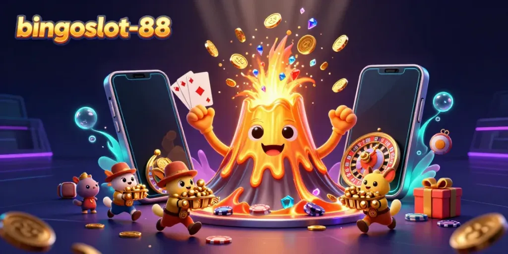 Mainkan bingoslot-88 dan nikmati gemerlap harta karun dari gunung berapi emas yang meletus.