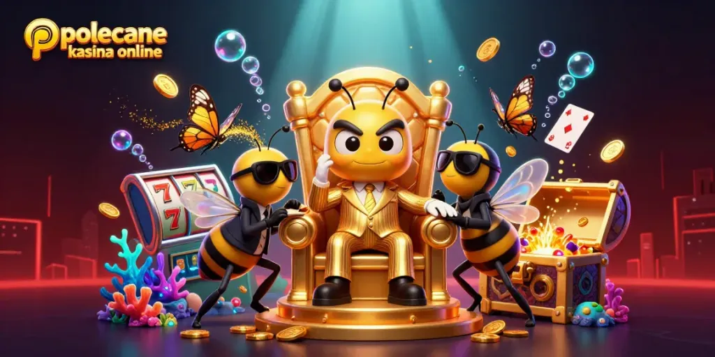 Experience the excitement of polecane kasyna online with this vibrant casino-themed illustration.