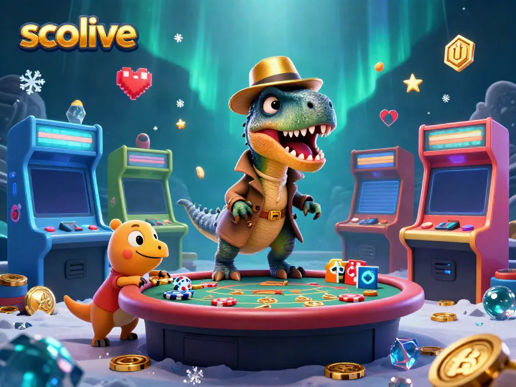Socolive delivers intense moments as a velociraptor sneaks at the blackjack table, capturing the thrill of online gaming.
