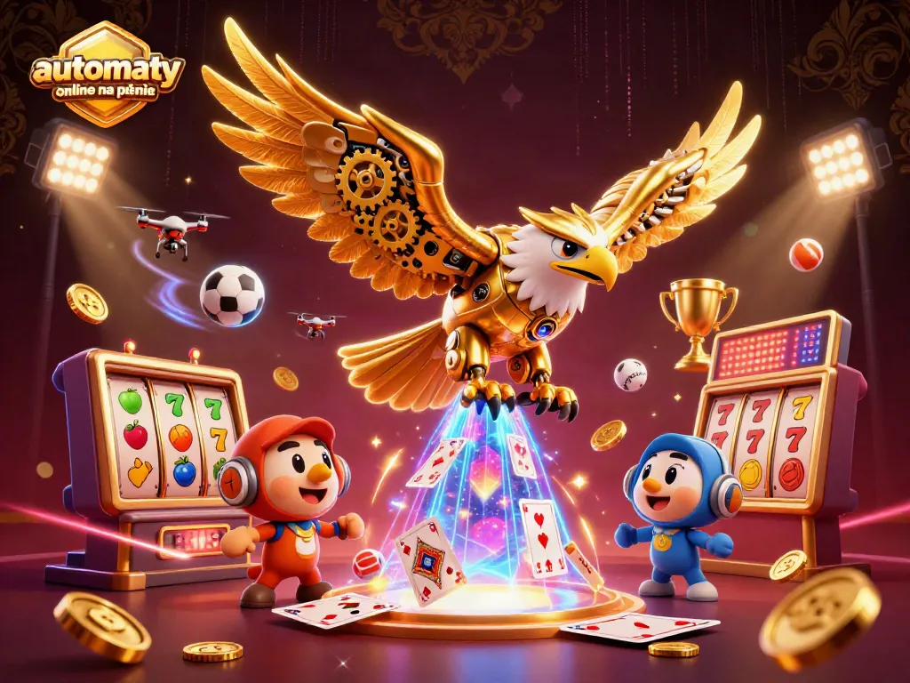 Experience automaty online na pieniądze with this vibrant 3D casino illustration showcasing thrilling gameplay.