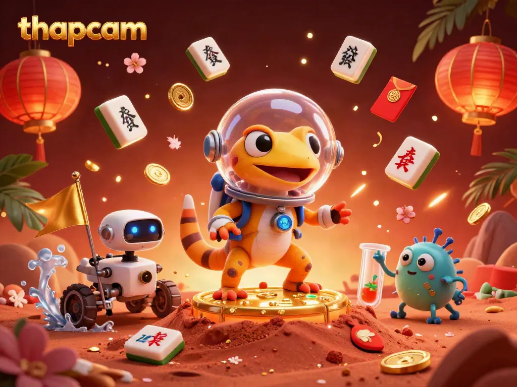 Engage with thapcam's exciting Martian casino adventure featuring vibrant gaming elements.
