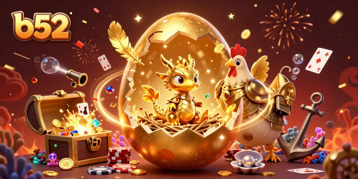 Engage with b52 casino adventure featuring a dragon on poker chips with floating elements and dynamic energy.