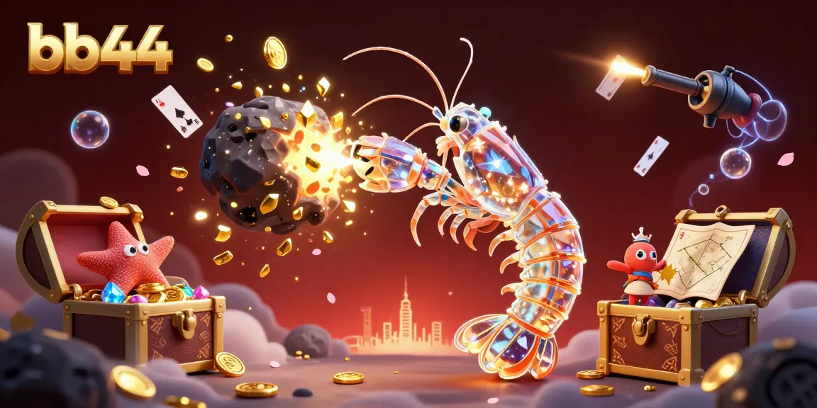 Experience thrilling gaming opportunities with bb44's vibrant underwater casino scene full of exciting elements.